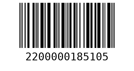 Штрихкод 2200000185105