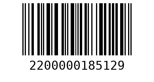 Штрихкод 2200000185129