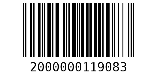Штрихкод 2000000119083