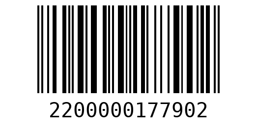 Штрихкод 2200000177902