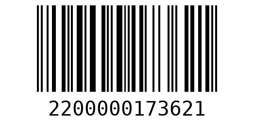 Штрихкод 2200000173621