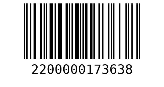 Штрихкод 2200000173638