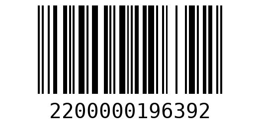 Штрихкод 2200000196392