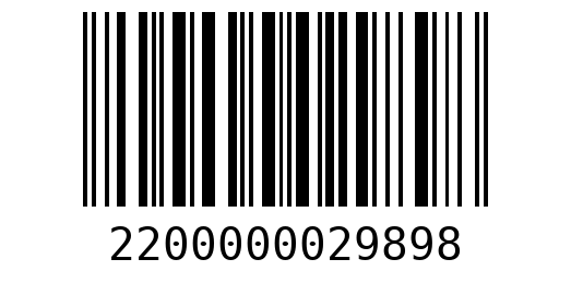 Штрихкод 2200000029898
