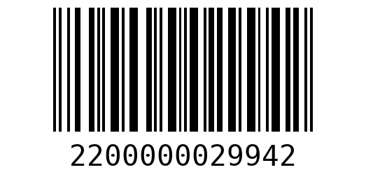 Штрихкод 2200000029942