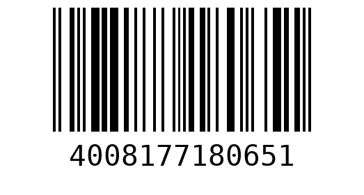 Штрихкод 4008177180651