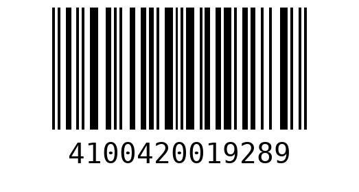 Штрихкод 4100420019289