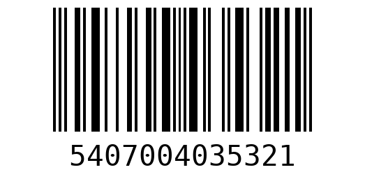 Штрихкод 5407004035321