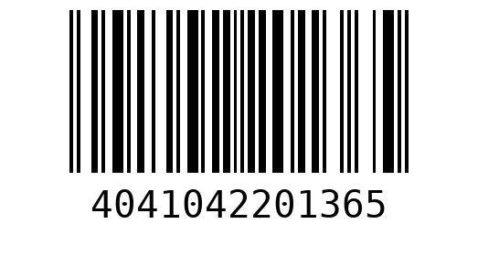 Штрихкод 4041042201365