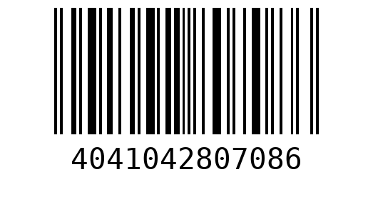 Штрихкод 4041042807086