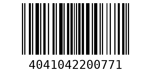 Штрихкод 4041042200771
