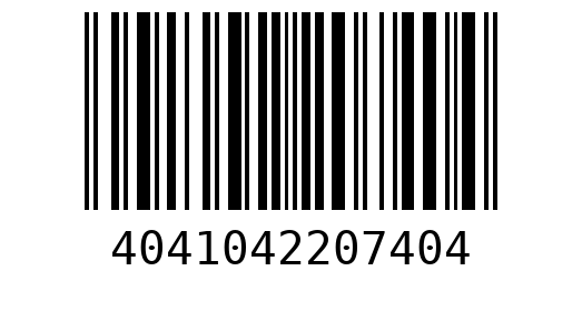 Штрихкод 4041042207404