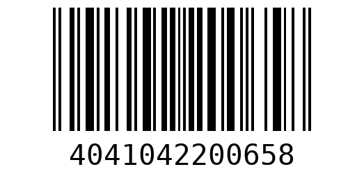 Штрихкод 4041042200658