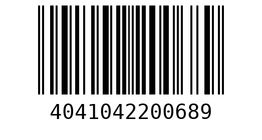 Штрихкод 4041042200689