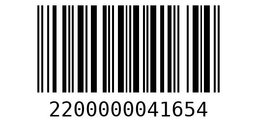 Штрихкод 2200000041654