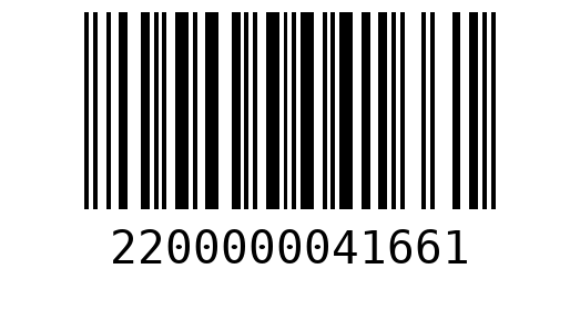 Штрихкод 2200000041661