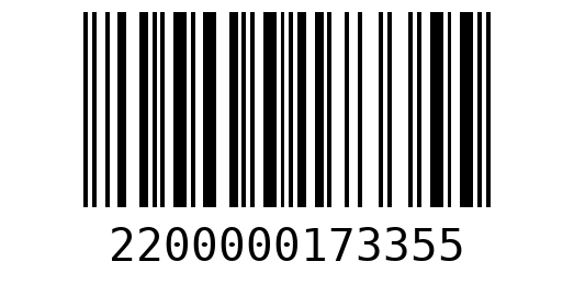 Штрихкод 2200000173355