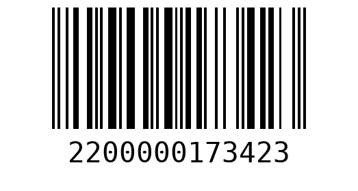 Штрихкод 2200000173423