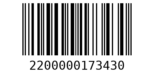 Штрихкод 2200000173430