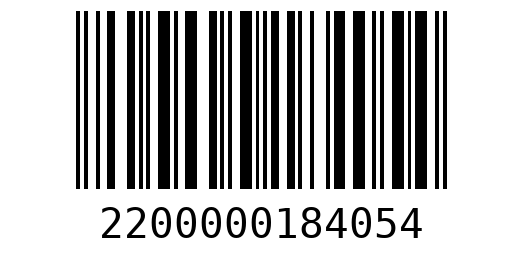Штрихкод 2200000184054