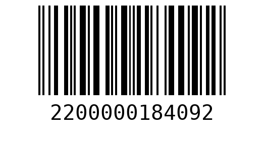 Штрихкод 2200000184092