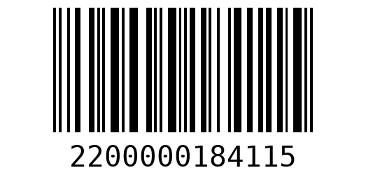 Штрихкод 2200000184115