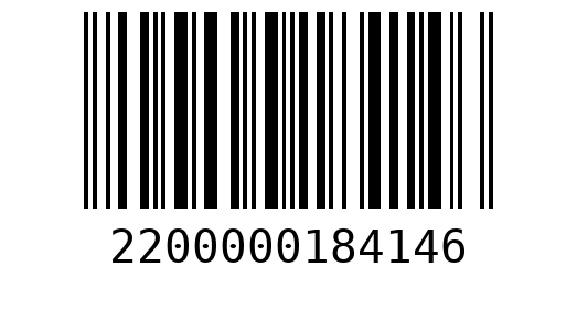 Штрихкод 2200000184146