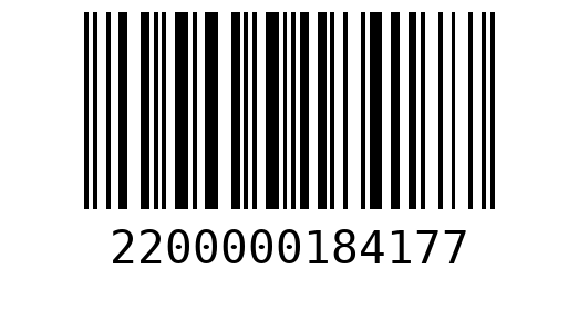 Штрихкод 2200000184177