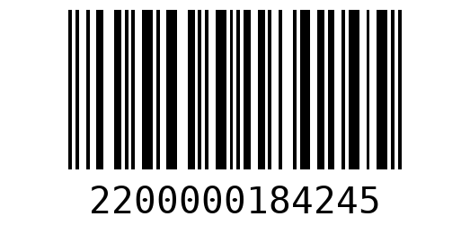 Штрихкод 2200000184245