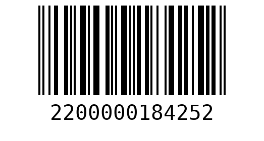 Штрихкод 2200000184252