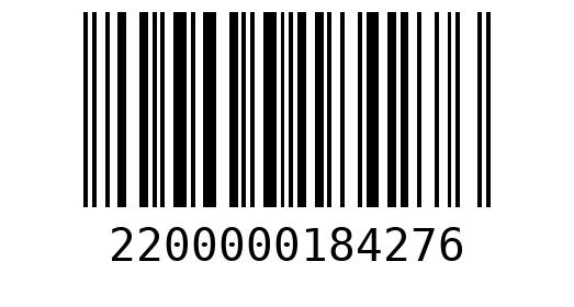 Штрихкод 2200000184276
