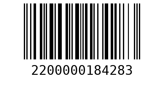 Штрихкод 2200000184283