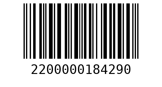 Штрихкод 2200000184290
