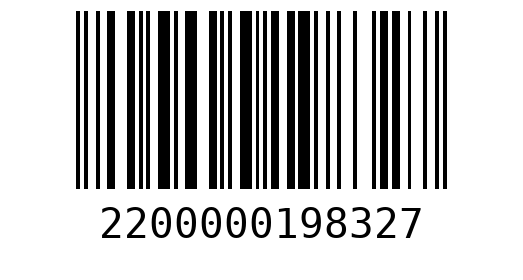 Штрихкод 2200000198327
