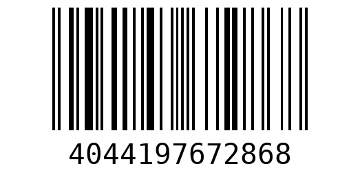 Штрихкод 4044197672868