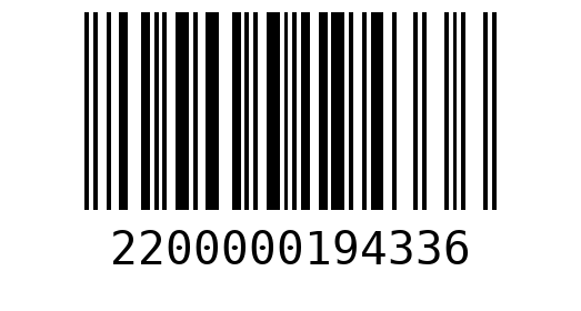 Штрихкод 2200000194336