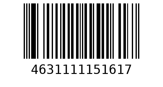 Штрихкод 4631111151617