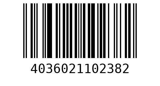 Штрихкод 4036021102382