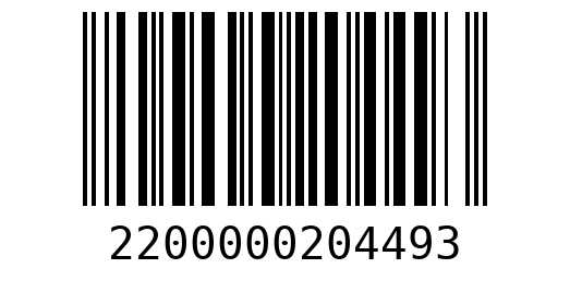 Штрихкод 2200000204493