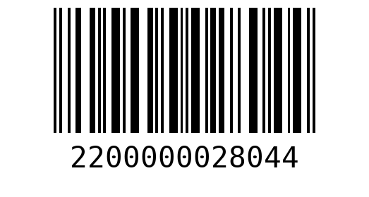 Штрихкод 2200000028044
