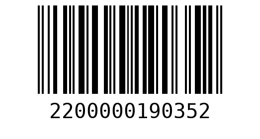 Штрихкод 2200000190352