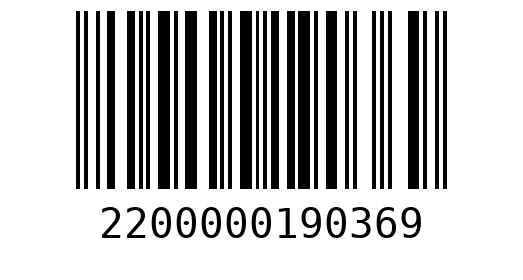 Штрихкод 2200000190369