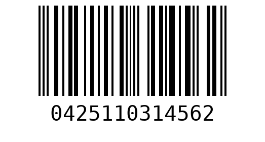 Штрихкод 042511031456