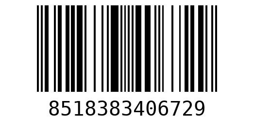 Штрихкод 8518383406729