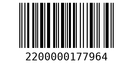 Штрихкод 2200000177964