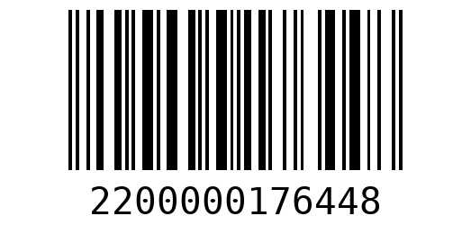 Штрихкод 2200000176448