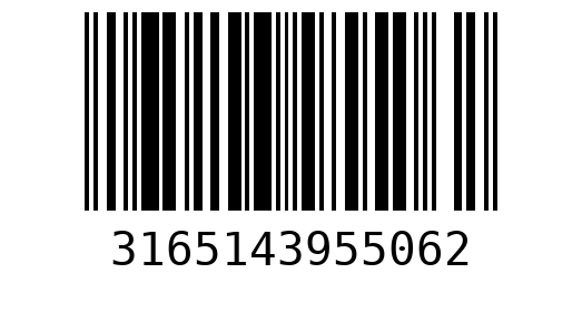 Штрихкод 3165143955062