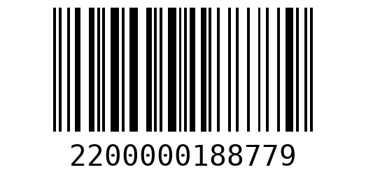 Штрихкод 2200000188779