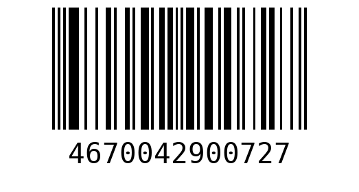 Штрихкод 4670042900727