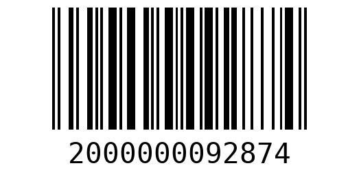 Штрихкод 2000000092874